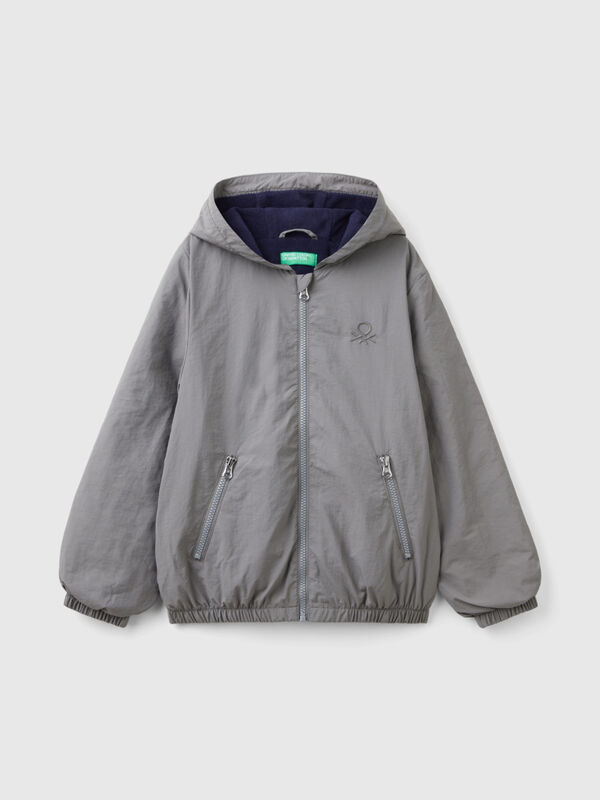 Nylon jacket with hood Junior Boy