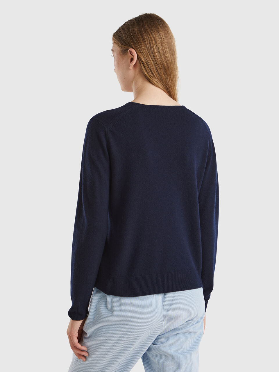 V NECK SWEATER L/S Women image number null