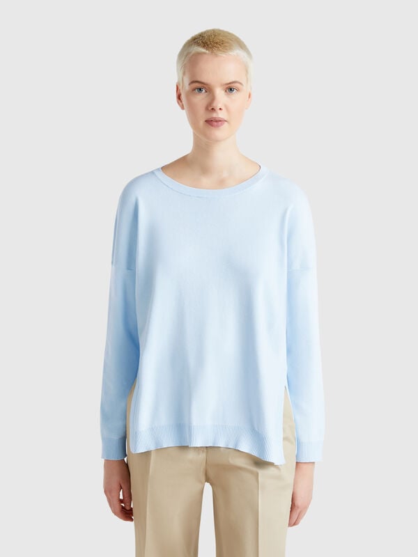 Oversized fit cotton sweater Women