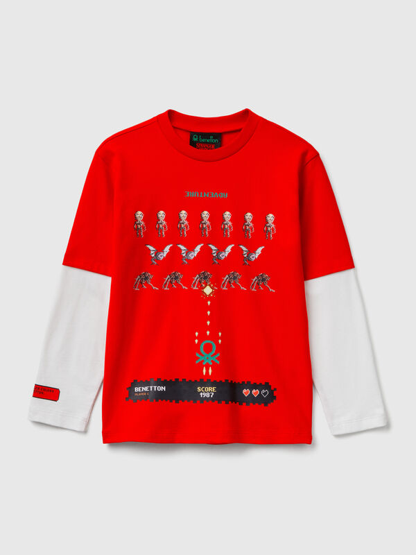 T-shirt with Stranger Things print Junior Boy