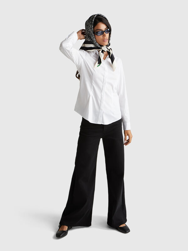 Patterned foulard in fabric  Women