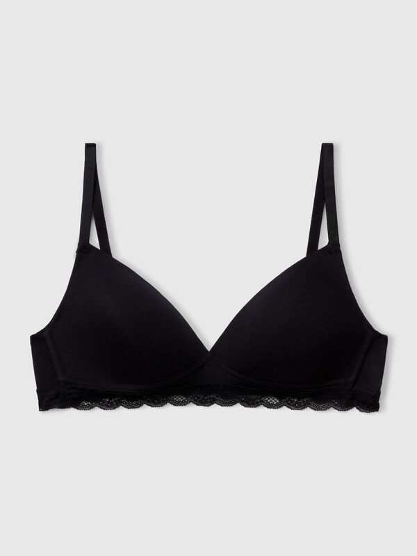 Padded bra in stretch Modal Women