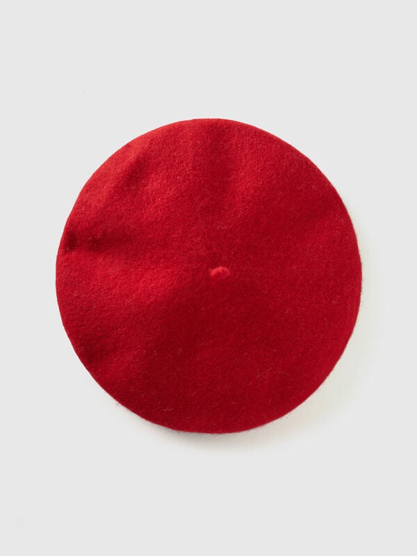 Classic beret in wool blend Women