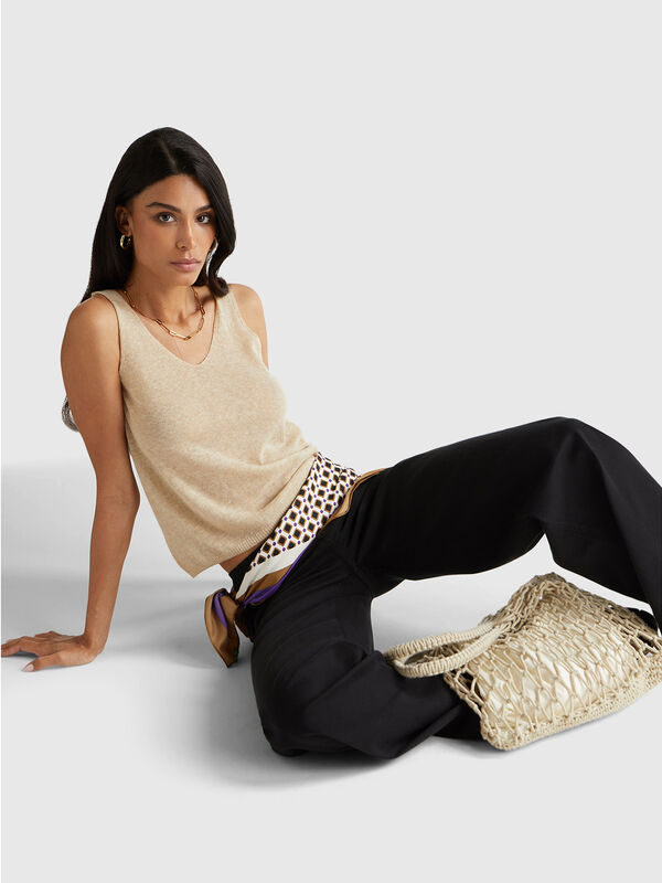 Patterned foulard in fabric  Women