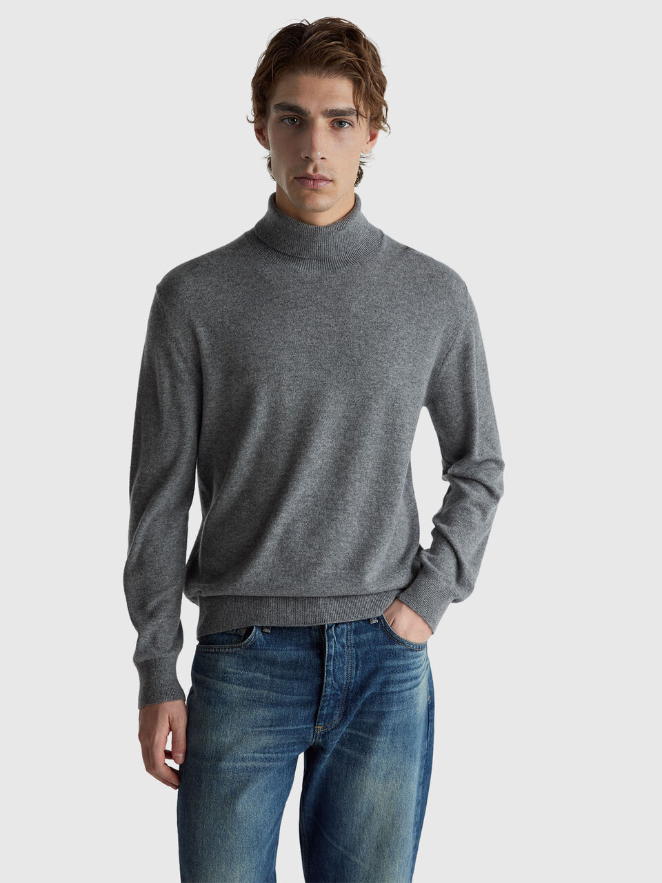 TURTLE NECK SWEATER Men image number null