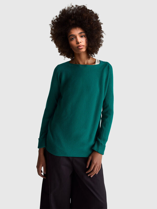 Boat neck sweater Women