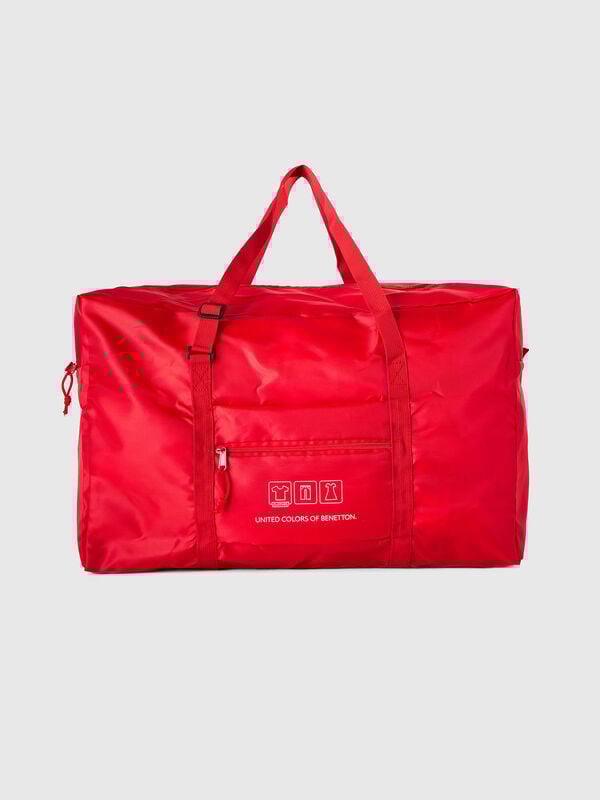 Red travel bag