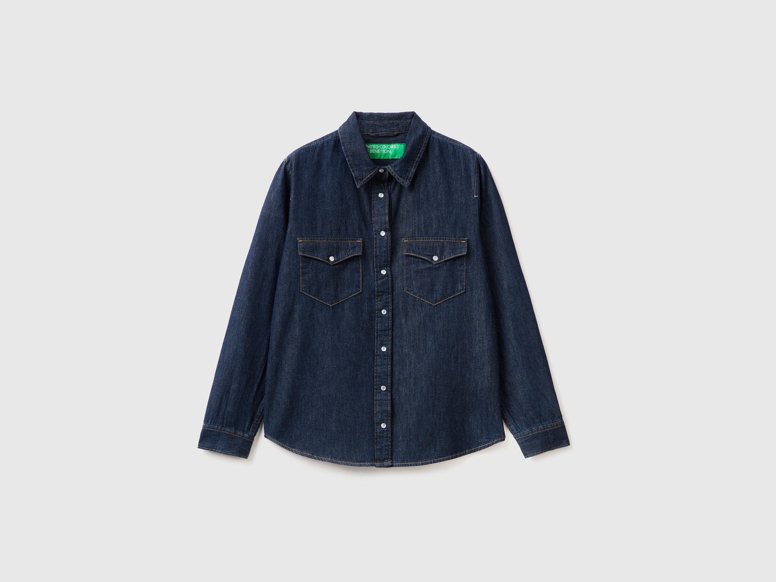 Regular fit denim shirt