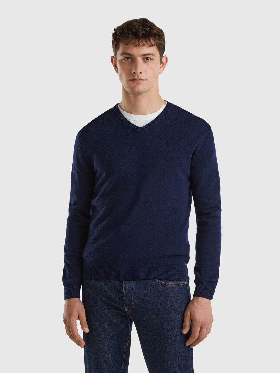 Merino wool mens clearance sweaters v neck