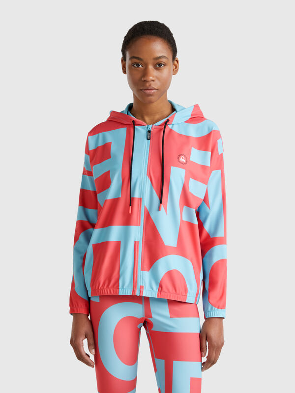 Sporty sweatshirt with logo print Women