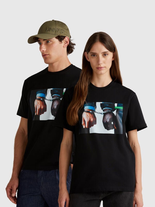 T-shirt with Oliviero Toscani photographic print