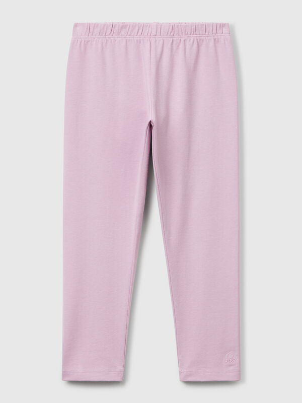 Stretch cotton leggings Junior Girl