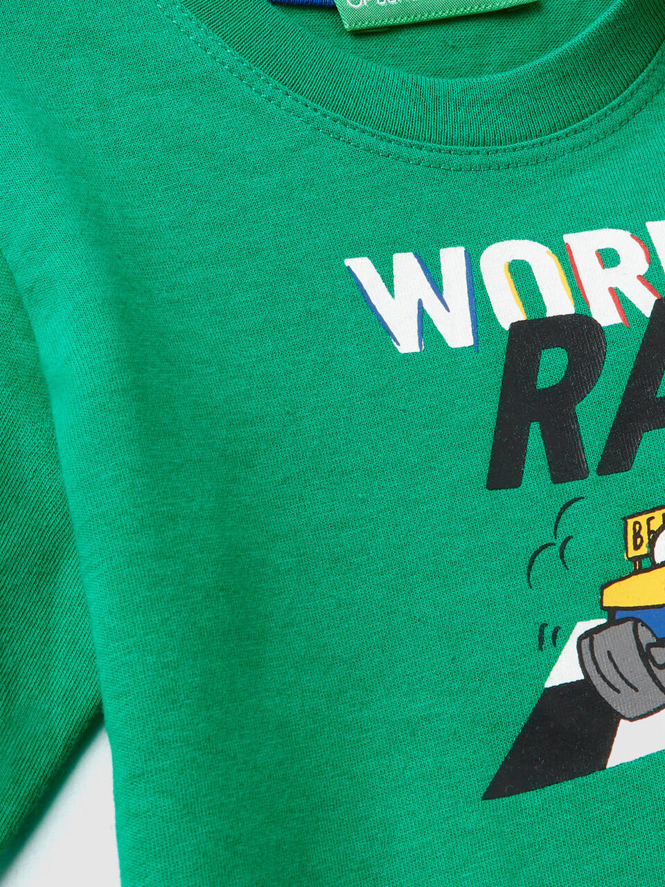 T-shirt with slogan print Junior Boy image number null