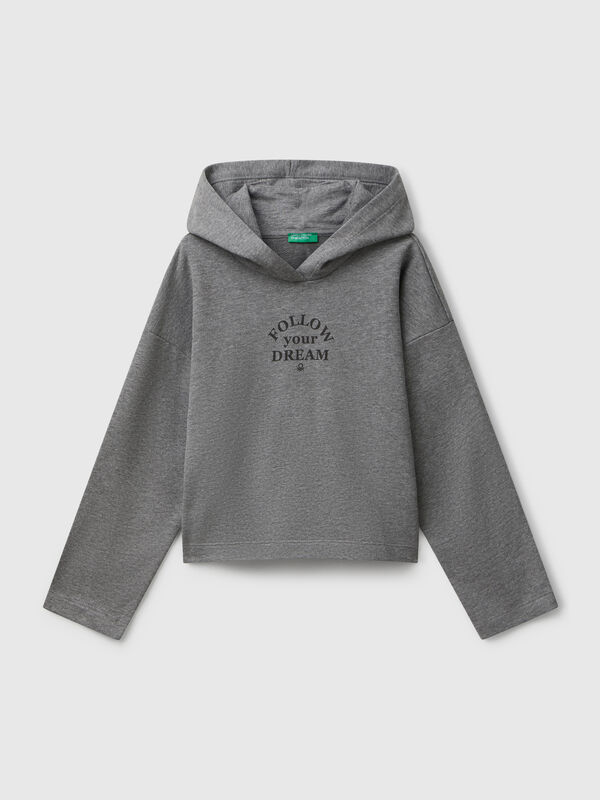 Sweatshirt with slogan print Junior Girl