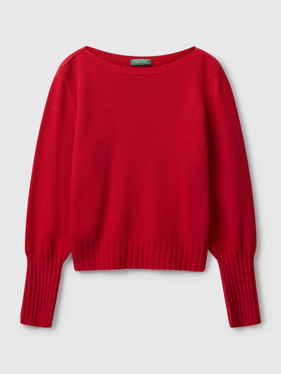 BOAT-NECK SWEAT.L/S Women image number 1