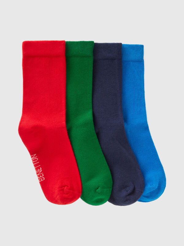 Sock set in organic stretch cotton blend