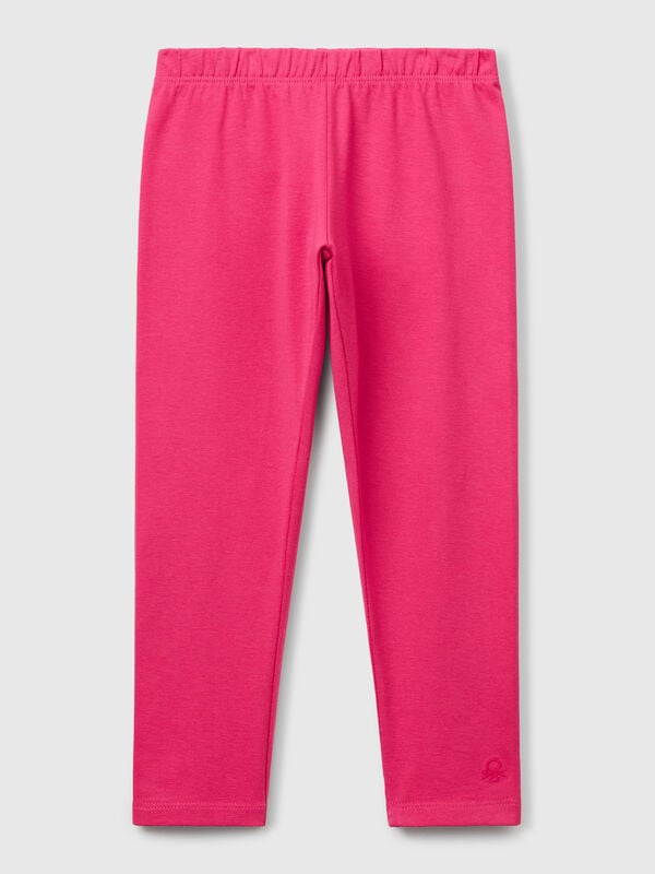 Stretch cotton leggings Junior Girl