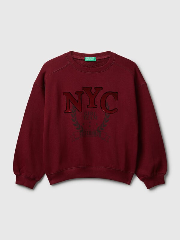 Sweatshirt with sequins Junior Girl