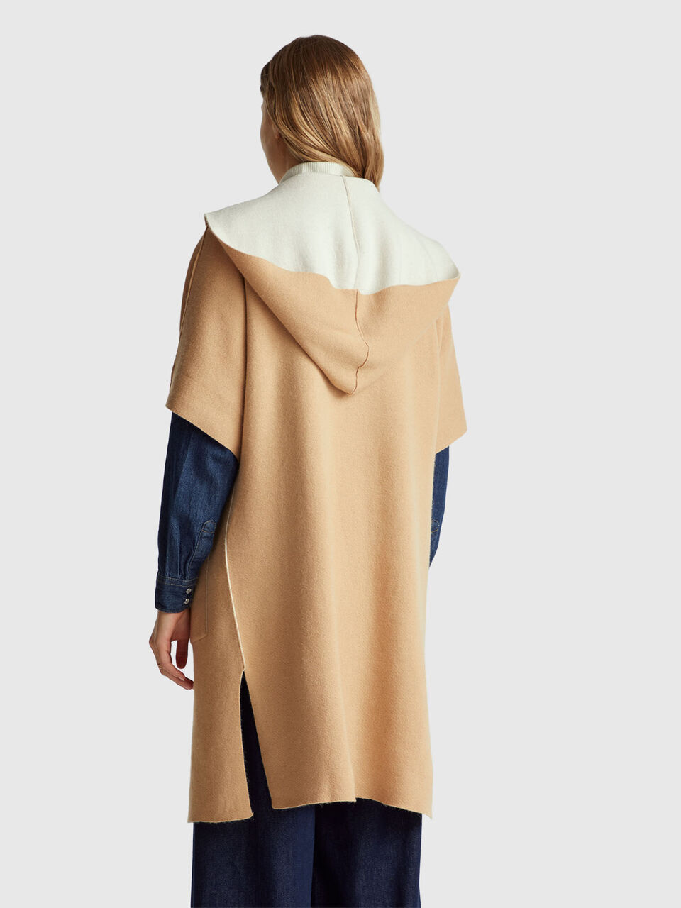 KNITTED COAT Women image number null