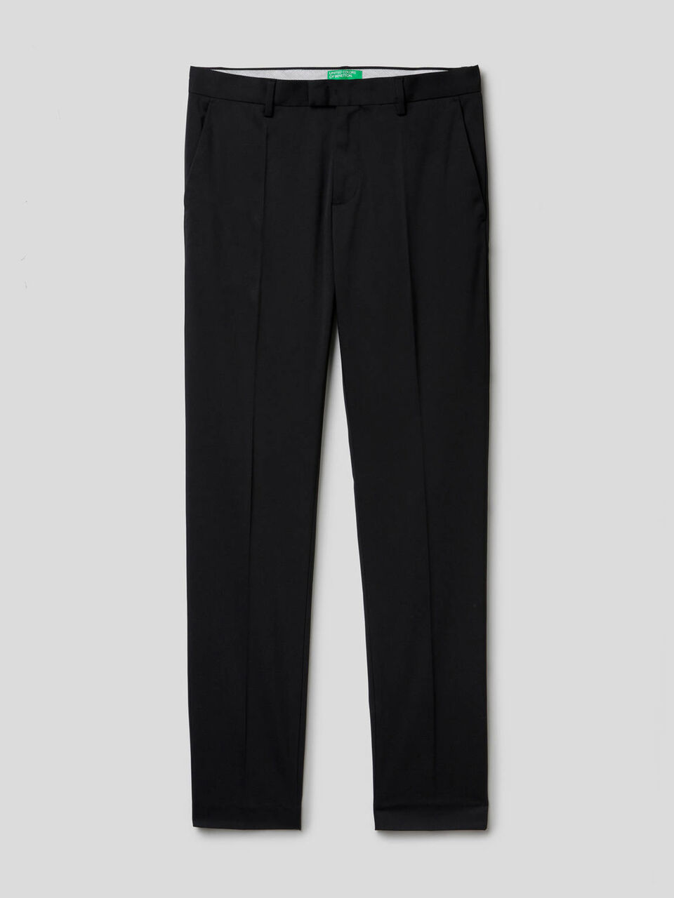 Slim fit trousers with crease Men image number null