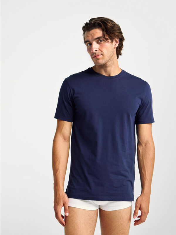 Long fiber cotton t-shirt Men