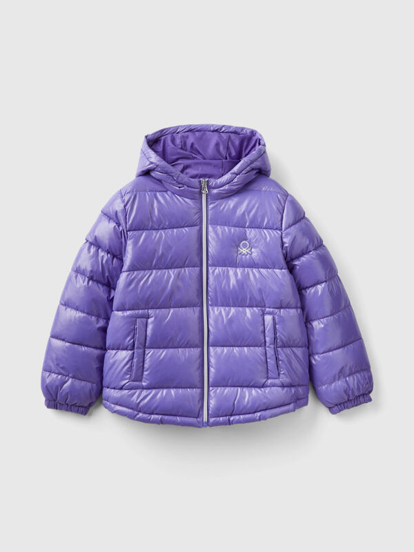 Shiny puffer jacket