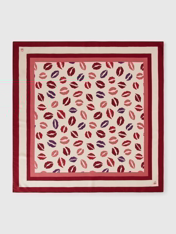 Patterned foulard in fabric  Women