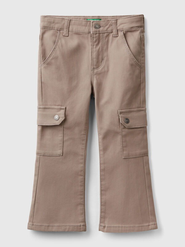 Flared cargo trousers Junior Girl