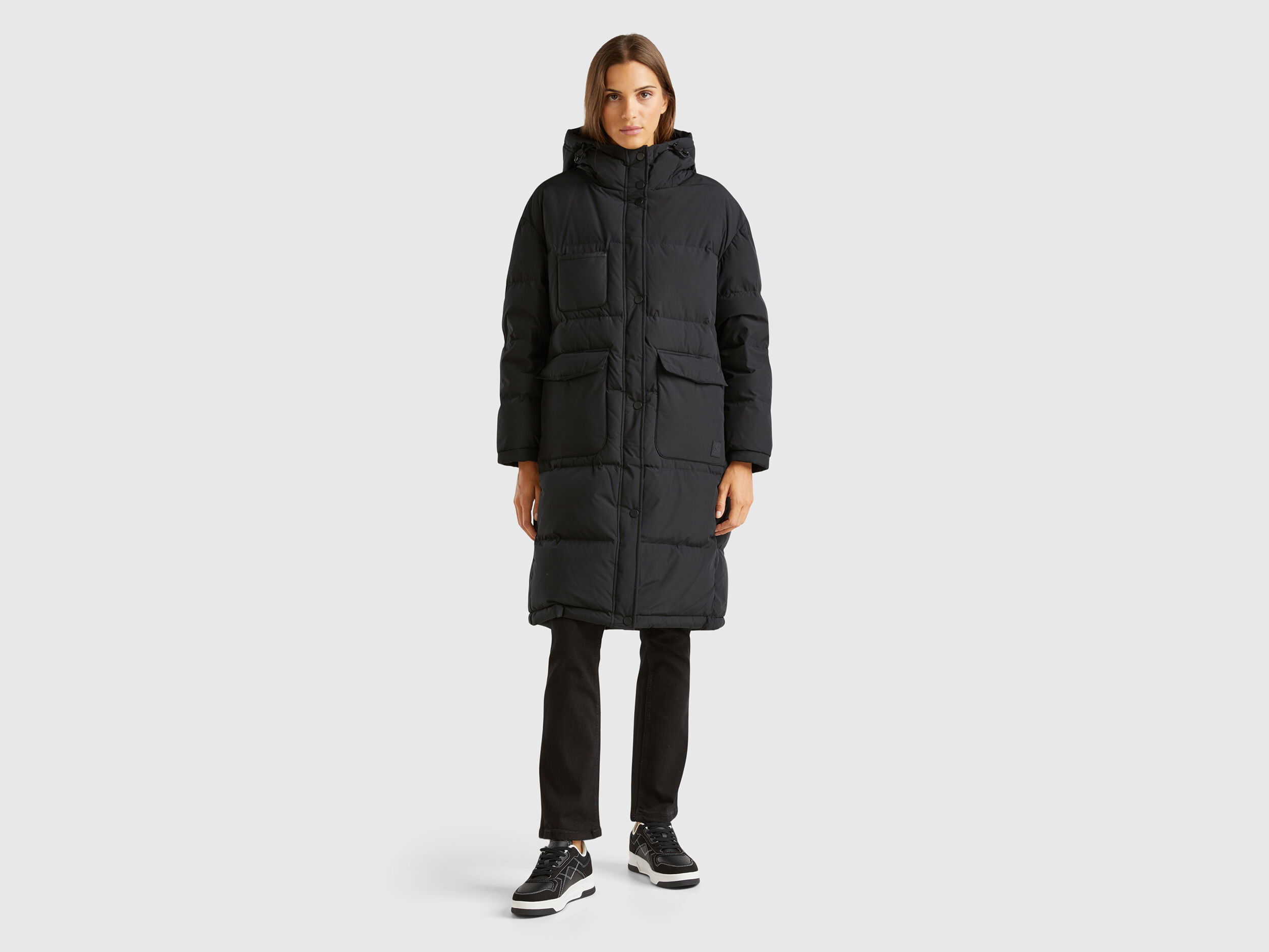 Benetton down coat clearance
