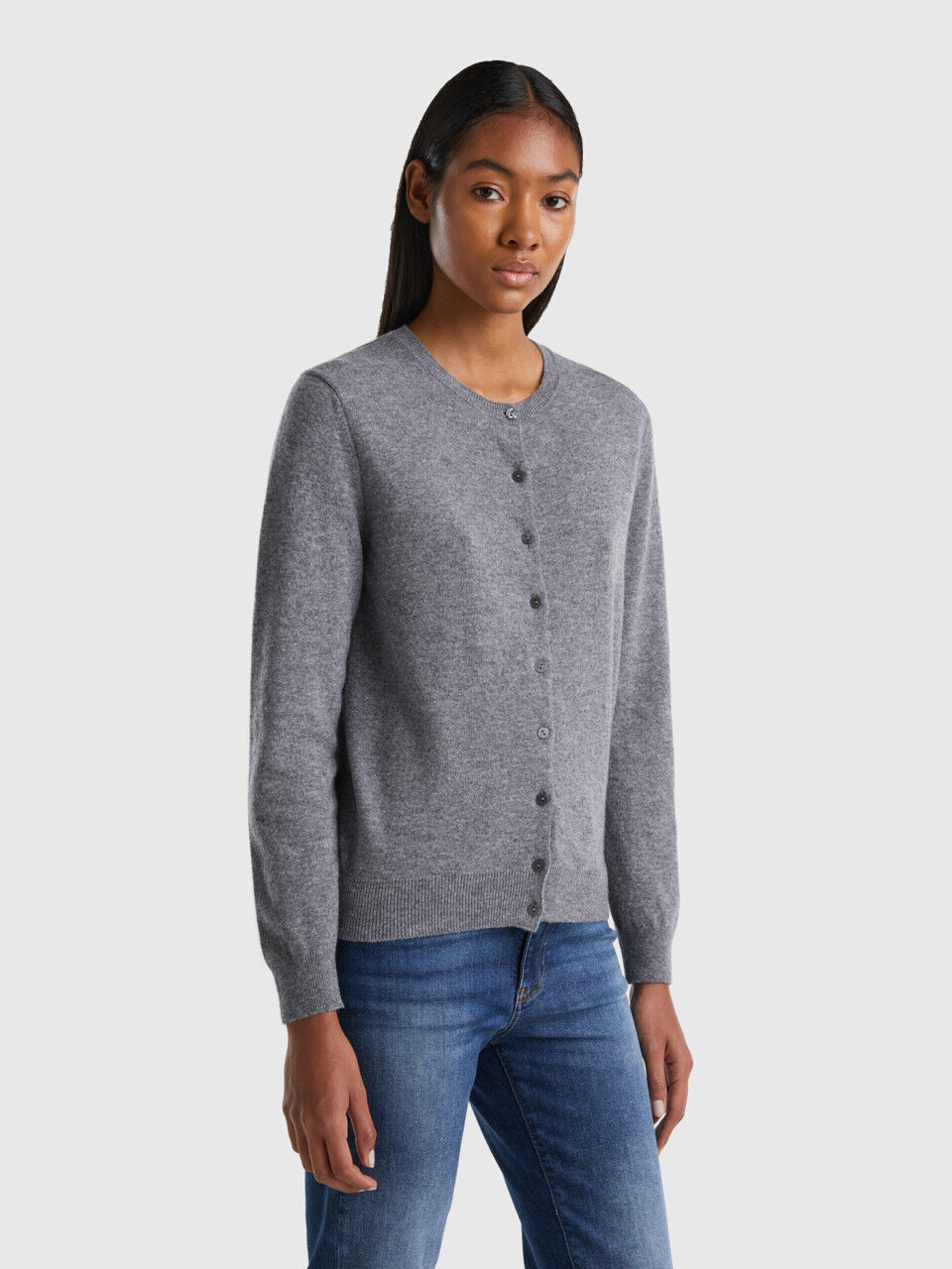 Merino Wool Cardigans Women 2024 Benetton