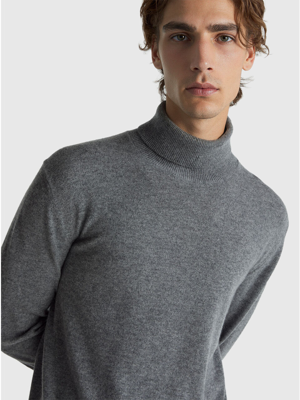 TURTLE NECK SWEATER Men image number null