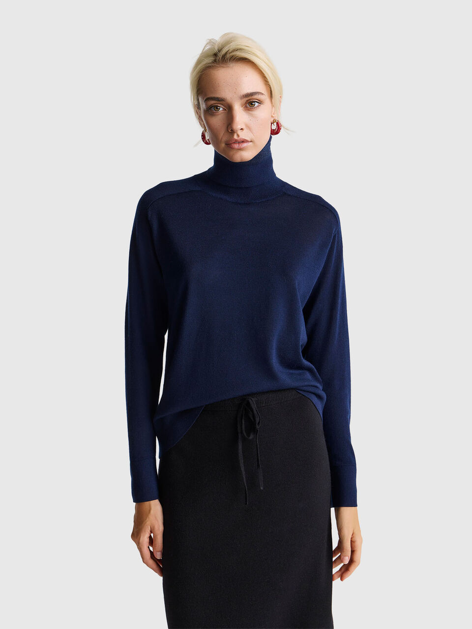 TURTLE NECK SWEATER Women image number null