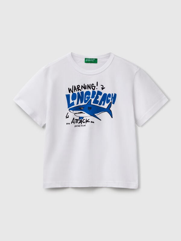 T-shirt with neon print Junior Boy
