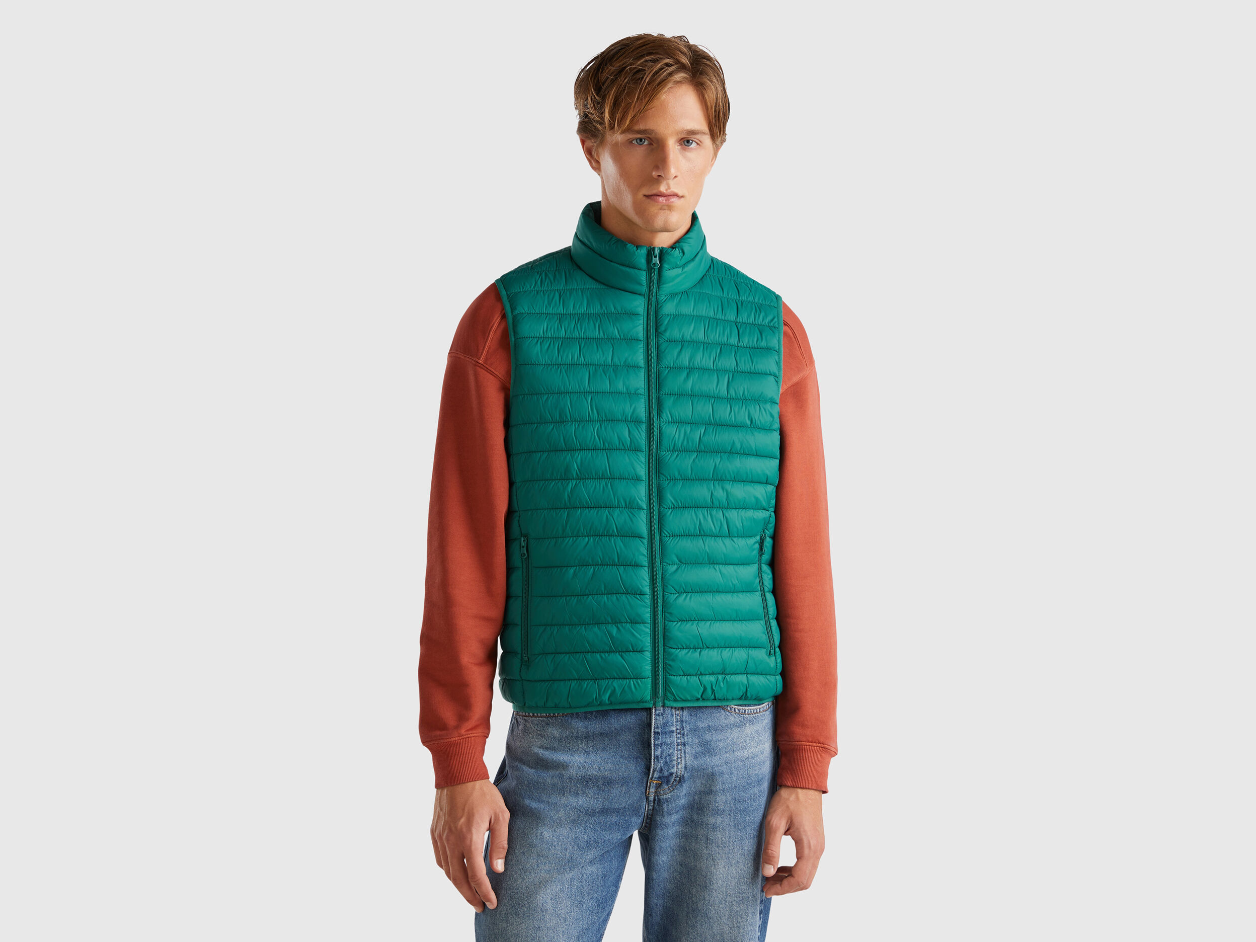 Men s Sleeveless Puffer Jackets New Collection Benetton