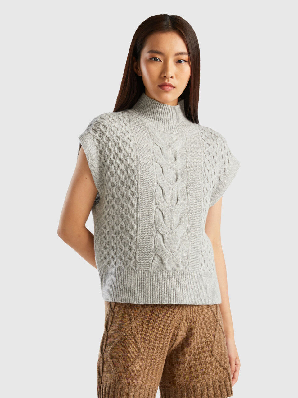 Womens knitted vests new arrivals online