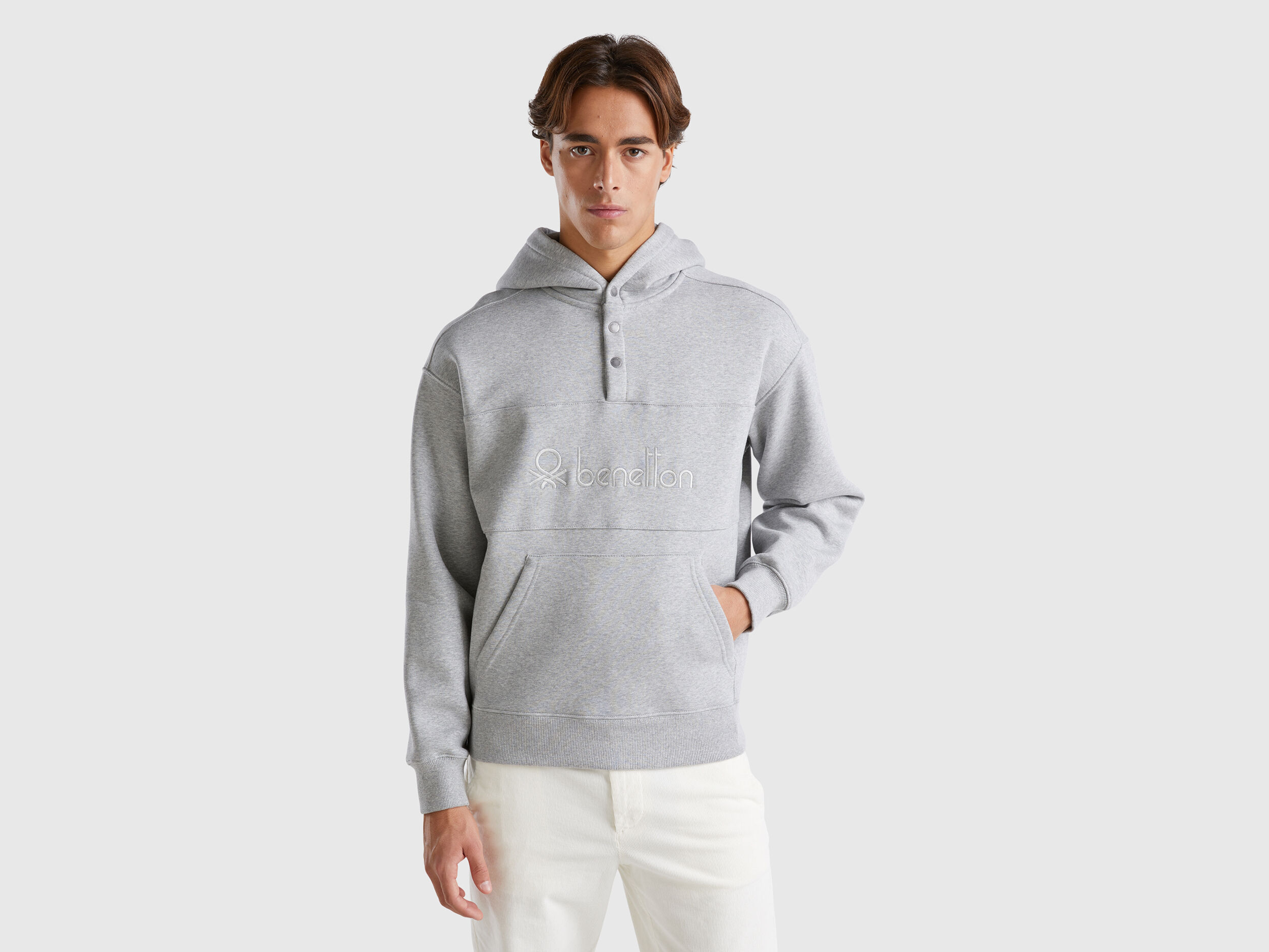 Benetton hoodie mens new arrivals