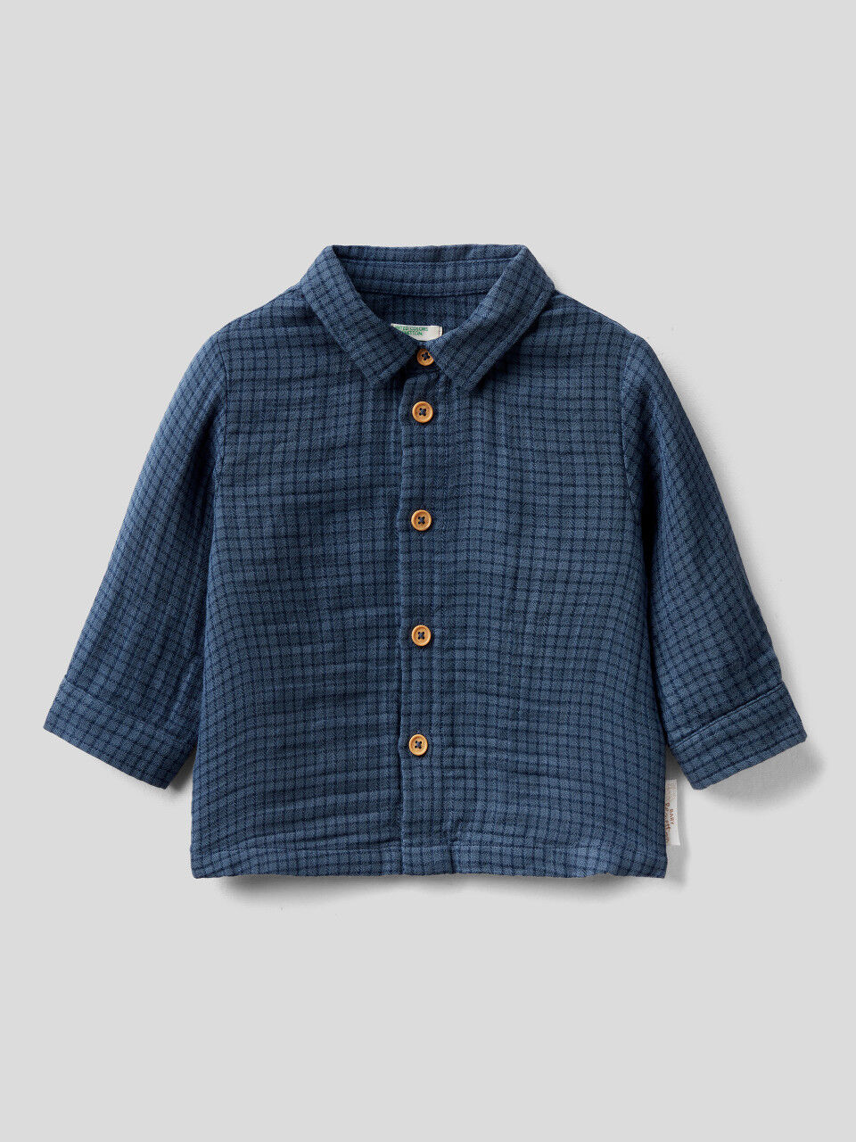 Check shirt in pure cotton