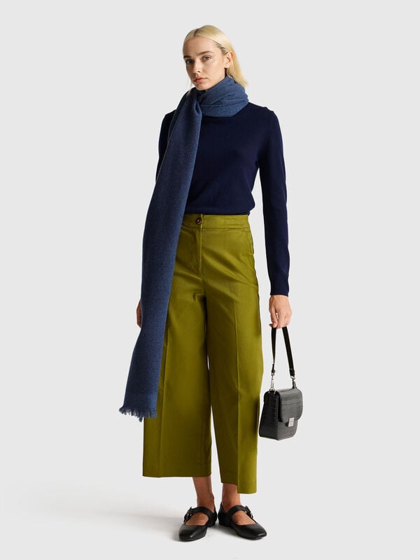 Wide high-waisted trousers Women