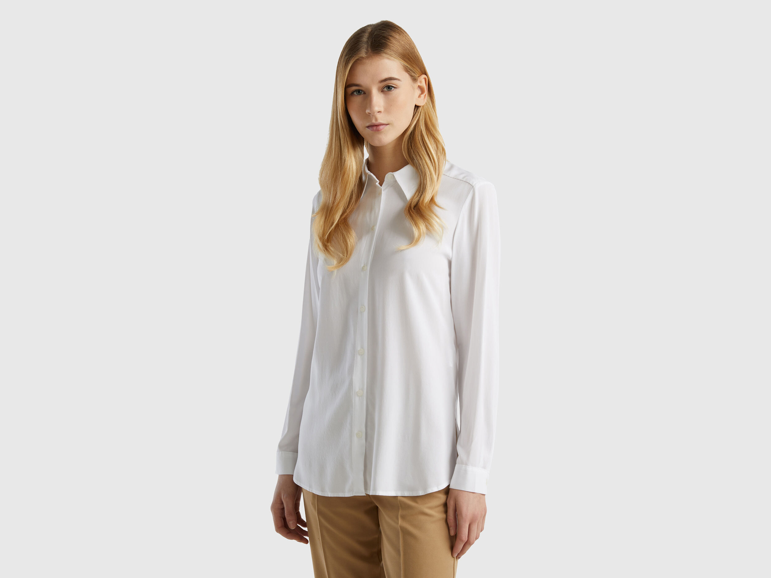 Women's formal shirt outfits top