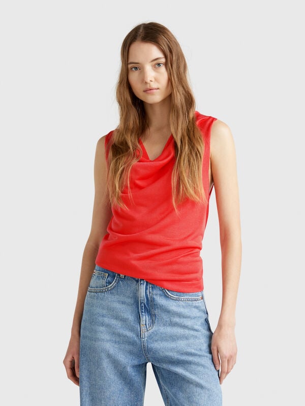 Knitted tank top Women
