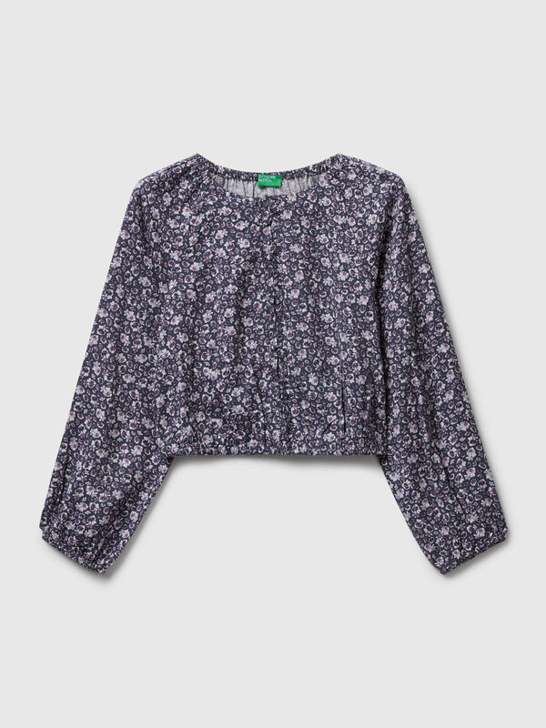 Flowy flowery blouse Junior Girl