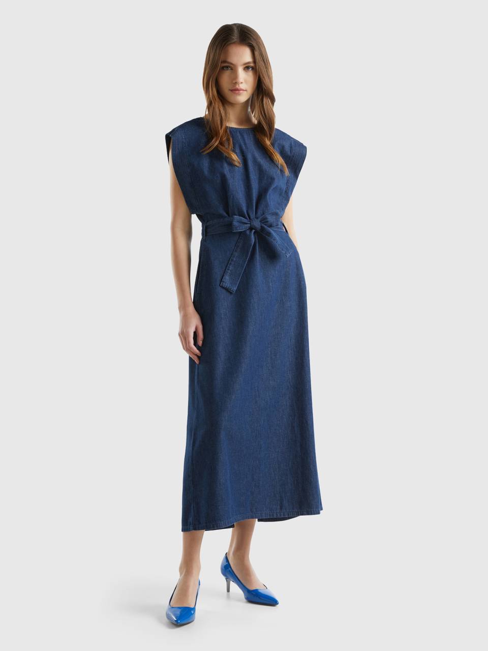 Denim kimono dress discount